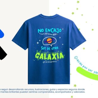 No Encajo Y Eso Está Bien, Soy De Otra Galaxia - Azul