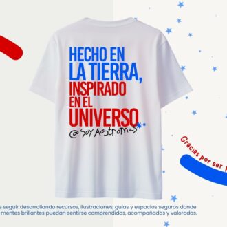 Hecho En La Tierra, Inspirado En El Universo - Blanca